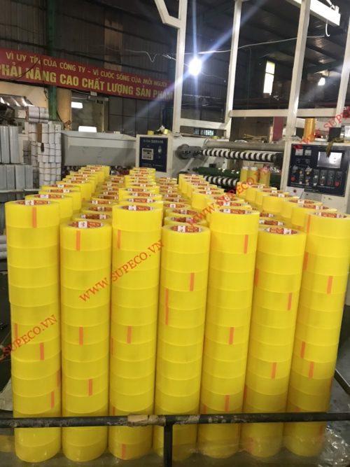Băng keo dán thùng trong/đục OPP