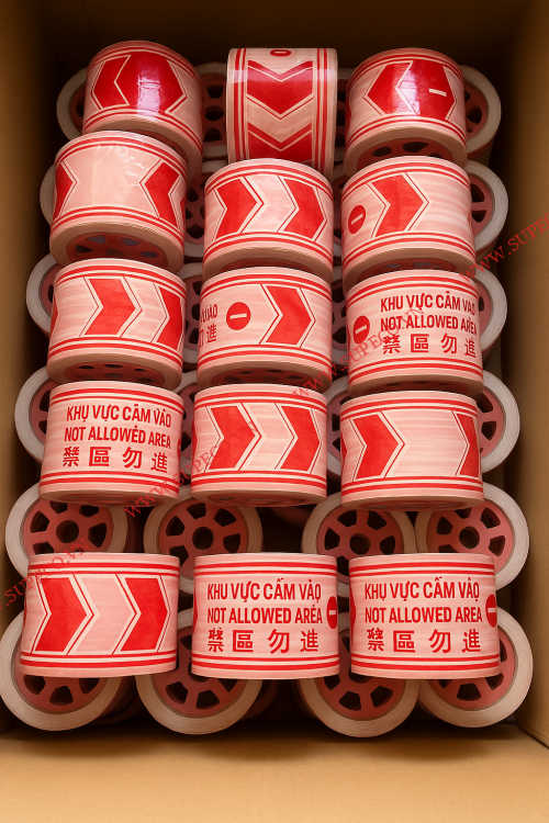 Băng cảnh báo an toàn công trường