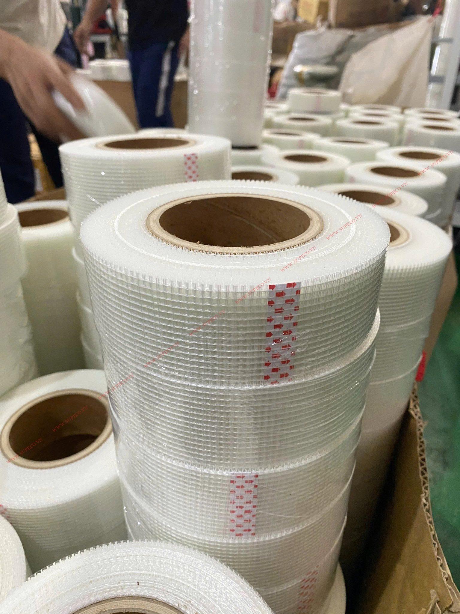 Băng Dính Lưới Sợi Thủy Tinh Dán Thạch Cao