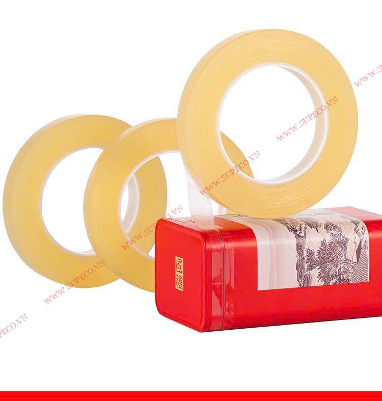 Băng PVC Dán Hộp Bánh Kẹo Bóc Không Để Lại Keo