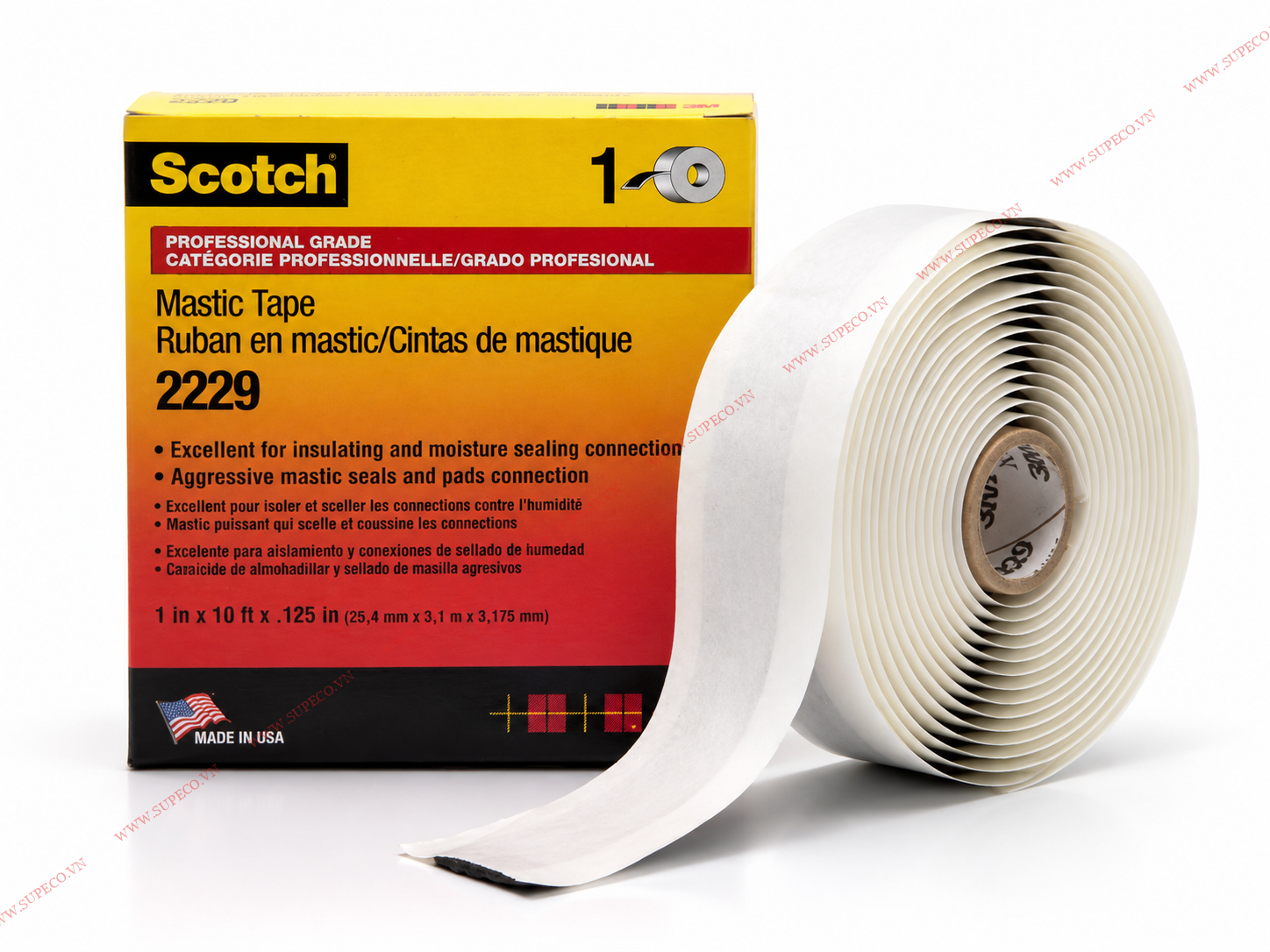 Băng keo điện 3M Mastic Scotch 2229 Băng keo điện 3M Mastic Scotch 2229